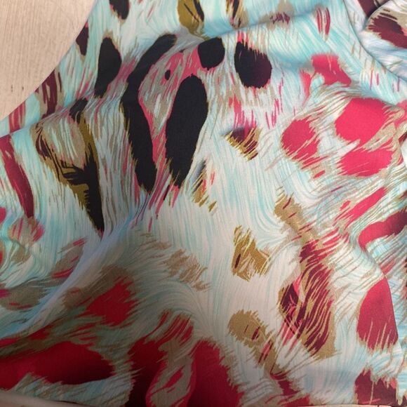 TiniBikini Swimwear 2 Piece Bikini Swimsuit Short Cap Sleeve Top & Bottoms XL - Picture 3 of 12